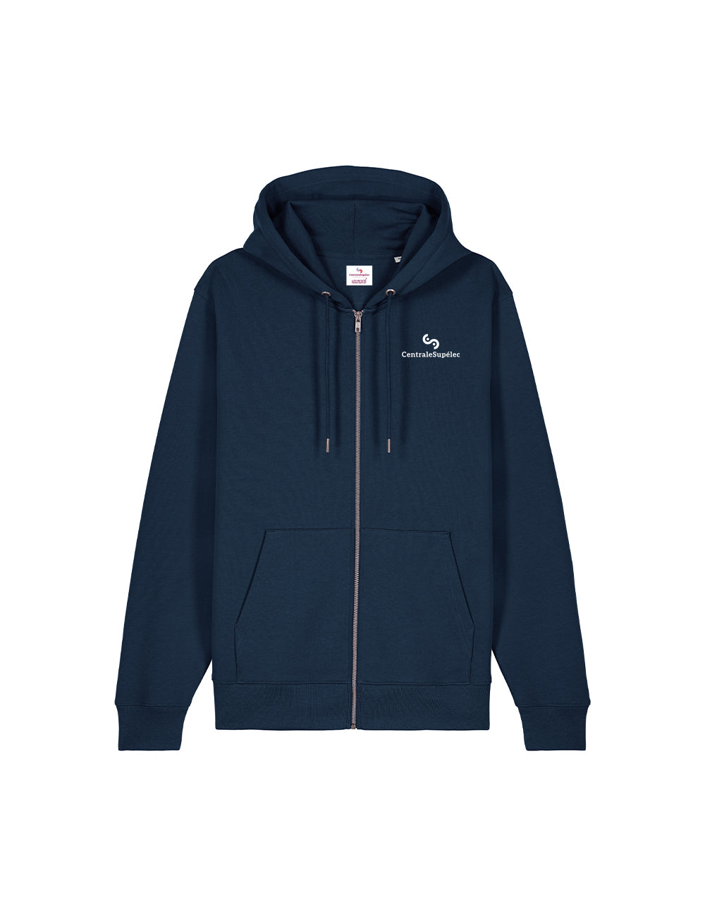 Sweat à capuche zippé unisexe