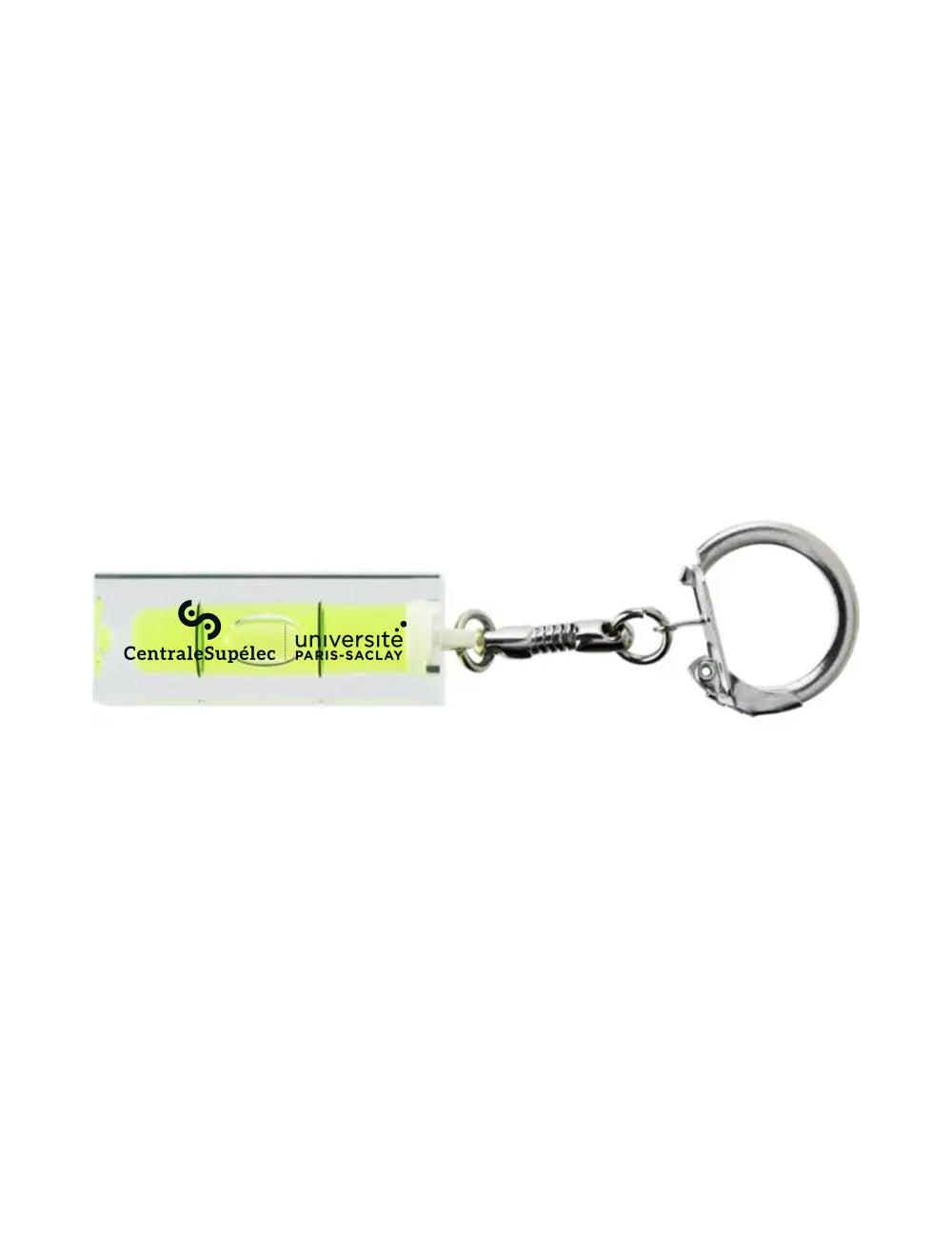 Porte-clés avec niveau à bulle