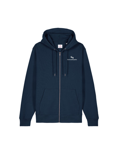 Sweat à capuche zippé unisexe