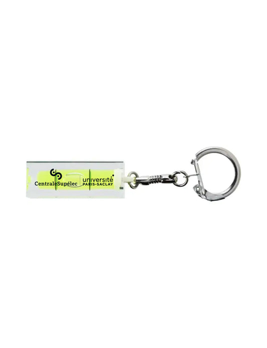 Porte-clés avec niveau à bulle