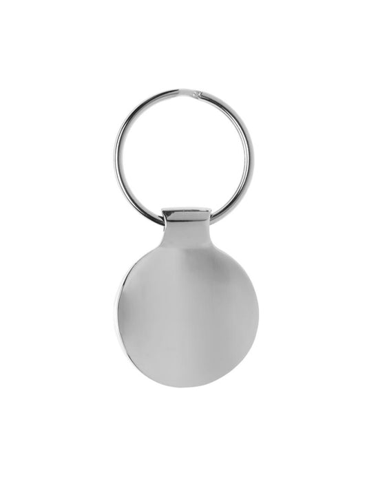 Porte-clés rond en métal